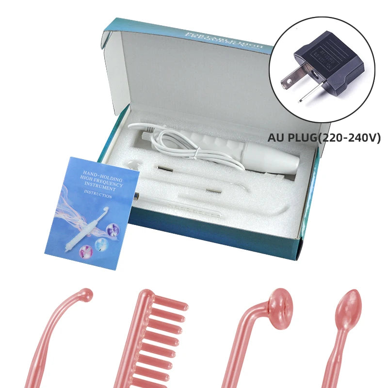 High Frequency Facial Machine Electrotherapy Wand Neon + Argon Wands Remove wrinkles Inflammation Acne Skin Care